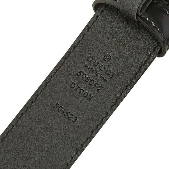 Gucci Belt Interlocking G Black 85 cm